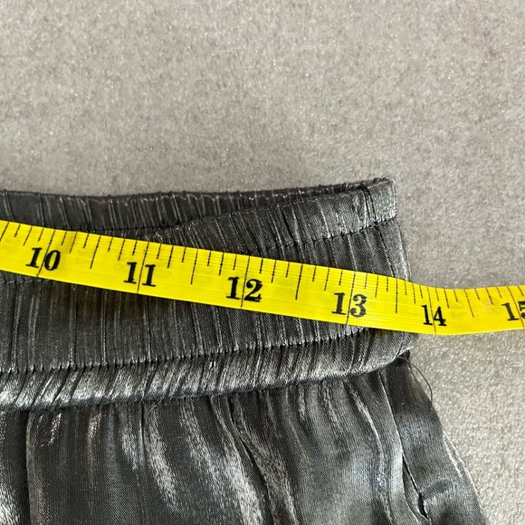 [XS]Zara Metallic Gray Wide leg Trousers - Picture 3 of 8